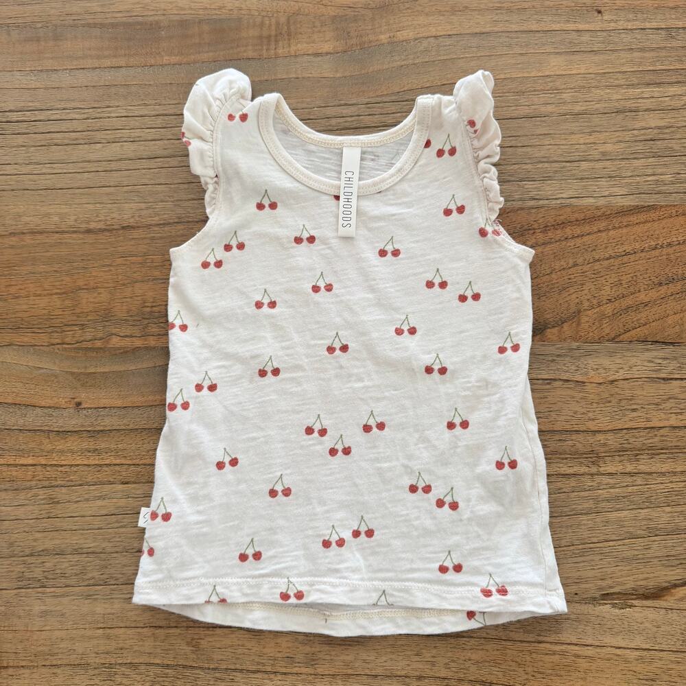 Childhoods Clothing Toddler Girl Cherry Top - Size 2T